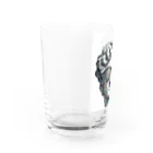 どうぞうのサングラス銅像くん Water Glass :left