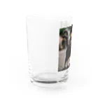 Number-3の猫なのにワン太 Water Glass :left