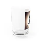 宝塚ファンのためのお店のデュエットダンスシルエット Water Glass :left