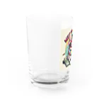 現金な動物たちの財布にゃんこ Water Glass :left