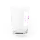 formalinmuimuiの8さいが描いたうさぎ Water Glass :left