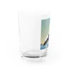 hinasoyuの踊るツノメドリ Water Glass :left