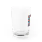 reon-5のストリート風の雰囲気が漂う犬のデザインです。 Water Glass :left