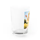 AQUAMETAVERSEのひまわり娘　クニちゃん　2496 Water Glass :left