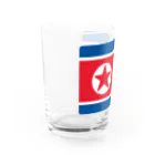 お絵かき屋さんの北朝鮮の国旗 グラス左面