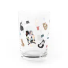 あいPONのお店🍄の♨お湯さんちで乾杯！何某バージョン Water Glass :left