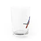 NaRaNiのガラスカラス　stained glass crow  Water Glass :left