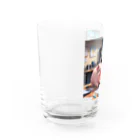 MTHの社内のたすくのすけじゅーりんぐをうみにぶた行 Water Glass :left