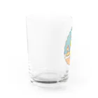 Yurina*🧡illustrationの食パンとひつじ-まったりひつじ- Water Glass :left