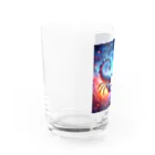 huwari-hanaakariの星のきらめき　蠍座イメージ Water Glass :left
