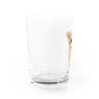 ポメラニアンめいのおいかりめい Water Glass :left