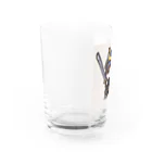 にゃんラボの武士にゃんこ Water Glass :left