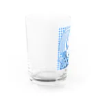 ザクロアメのお薬きちんと飲みましょう Water Glass :left