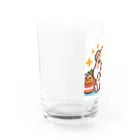 iota01の食欲旺盛なかわいいハムスター Water Glass :left