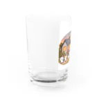 子猫カーニバルの子猫のパーティーの帰り Water Glass :left