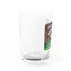 ゴルフバカイラストレーター野村タケオのNOM SHOPの森のトラブルショット Water Glass :left