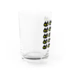 F2 Cat Design Shopの黒猫ボディーガード 001 Water Glass :left