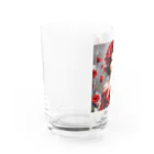 nr8のバラ女 Water Glass :left