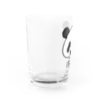 オガワユミエの10パンダ（キャラ） Water Glass :left