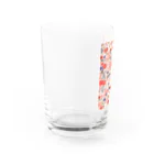 AQUAMETAVERSEの花柄のプリント　なでしこ1478 Water Glass :left