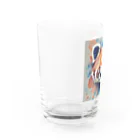 WithRedPandaの水彩風レッサーパンダ Water Glass :left