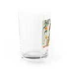 AQUAMETAVERSEの小さな弁財天様が豊富な収穫に喜び アメジスト 2846 Water Glass :left