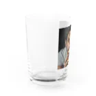 AQUAMETAVERSEのハンバーガーと男　エンジェル717 2065 Water Glass :left