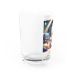 pompomダンスのぷくぷく赤ちゃん Water Glass :left