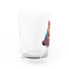 M@designartのぽんぽんデブ猫 Water Glass :left