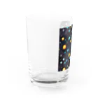 mibusenaの宇宙空間デザイン Water Glass :left