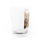 めろんグッズの日本の景色 Water Glass :left