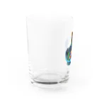 suke-maruruの小瓶の中のさかなクン Water Glass :left