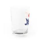 sokabeの和風シルエット金魚 Water Glass :left