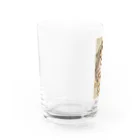 炭火焼パンダ商店のはろめりちゃんとコラボだよ Water Glass :left