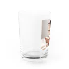 しんふぉショップの読書する赤ちゃんネコのグッズ Water Glass :left