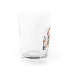 Unique Existenceのhorde of flowers Water Glass :left