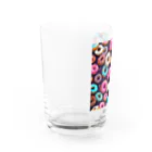 piasのオリジナルグッズアイテム通販のしあわせのドーナツたち Water Glass :left