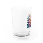 Have-good-luckのふんわりした花「ダリア」 Water Glass :left