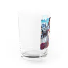 神楽 弥勒の雑貨店の冬月 舞雪 Water Glass :left