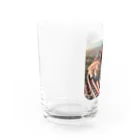 ニャーちゃんショップの眠りネコ Water Glass :left