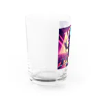 波乗り南国🏝️のスカルくん Water Glass :left