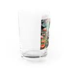 AI妖怪大図鑑のチューリップ妖怪　ファミラ Water Glass :left