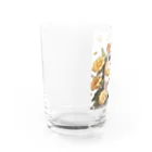 misacoroomのハムちゃんフラワー Water Glass :left