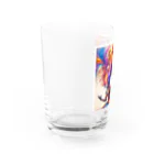 greenartのhappy ADHD Water Glass :left