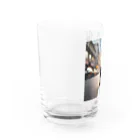 koumeiのみちにパグ2 Water Glass :left