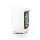 jhajhaのティータイムチンパンジー。 Water Glass :left