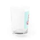 Pixel Craftのドット猫 Water Glass :left