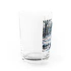 幻想都市の氷のドラゴン Water Glass :left