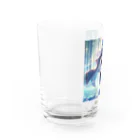 静寂工房の音のセリス・ミリオールと青い湖の魔法の物語 Water Glass :left