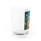 morito-suzuriの夜の森の妖精たち Water Glass :left